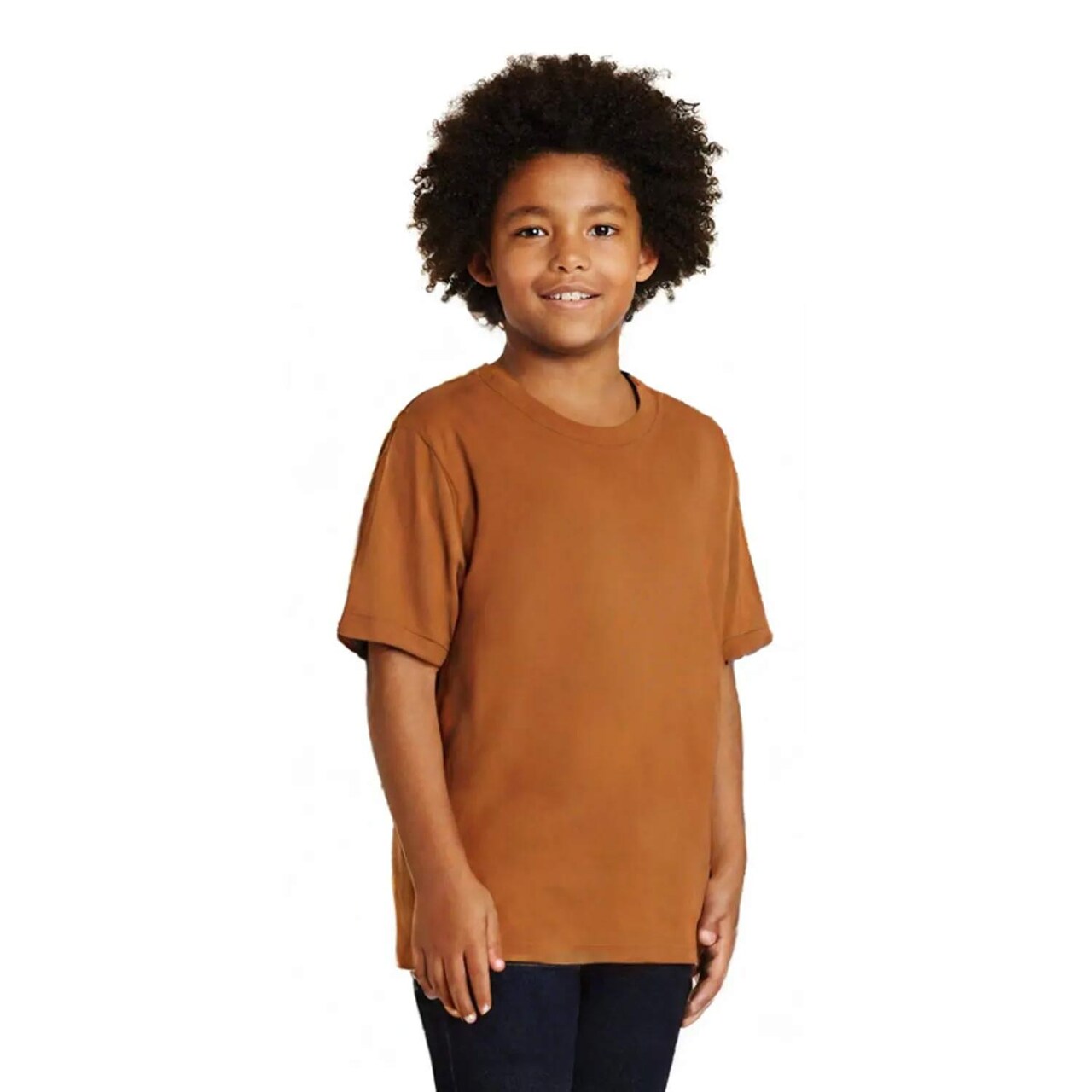 Youth Heavy Cotton Classic Crewneck T-Shirt for Durable, Comfortable & Everyday Wear